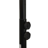 Fekete polietilén kosárlabda állvány 216-250 cm Fekete polietilén kosárlabda állvány 216-250 cm