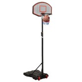 Fekete polietilén kosárlabda állvány 216-250 cm Fekete polietilén kosárlabda állvány 216-250 cm