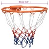Narancssárga acél kosárlabda gyűrű 39 cm