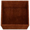 2 db corten acél növénytartó 32 x 30 x 29 cm