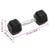 2 db összesen öntöttvas súlyzó 8 kg