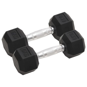 2 db összesen öntöttvas egykezes súlyzó 12 kg