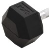 Öntöttvas egykezes súlyzó 20 kg