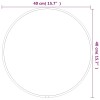 Arany falitükör ø 40 cm kerek