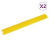 2 db sárga kábeltaposó 98,5 cm