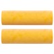 2 db sárga bársony díszpárna ø15x50 cm