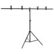 Fekete háttér állvány t-alakú 151x60x(70-200) cm Fekete háttér állvány t-alakú 151x60x(70-200) cm