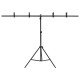 Fekete háttér állvány t-alakú 151x60x(70-200) cm Fekete háttér állvány t-alakú 151x60x(70-200) cm