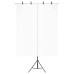 Fekete háttér állvány t-alakú 151x60x(70-200) cm