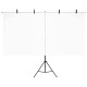 Fekete háttér állvány t-alakú 201x60x(70-200) cm Fekete háttér állvány t-alakú 201x60x(70-200) cm