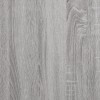 Szürke sonoma színű szerelt fa cipősszekrény 130 x 35 x 54 cm