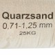 Szűrőhomok 25 kg 0,71-1,25 mm Szűrőhomok 25 kg 0,71-1,25 mm