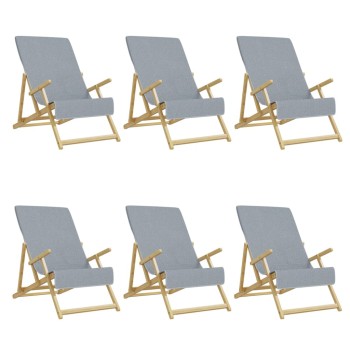 6 db szürke 400 gsm szövet strandtörölköző 60 x 135 cm
