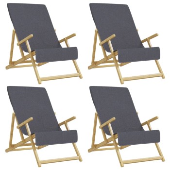 4 db antracitszürke 400 gsm szövet strandtörölköző 60 x 135 cm