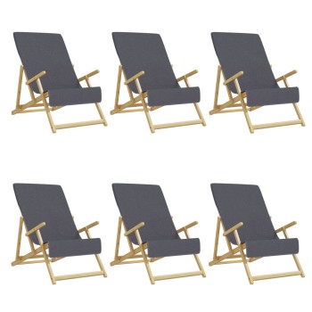 6 db antracitszürke 400 gsm szövet strandtörölköző 60 x 135 cm