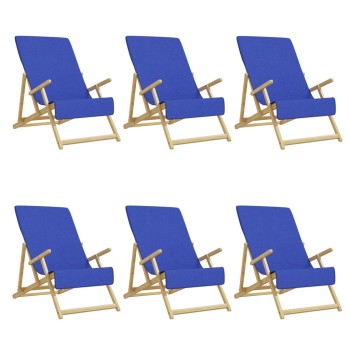6 db királykék 400 gsm szövet strandtörölköző 60 x 135 cm