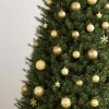 111 részes aranyszínű polisztirol karácsonyi gömb szett