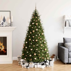 111 részes rózsaarany polisztirol karácsonyi gömb szett