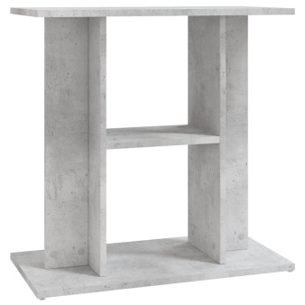 Betonszürke akváriumállvány 60 x 30 x 60 cm rétegelt fából