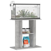 Betonszürke akváriumállvány 60 x 30 x 60 cm rétegelt fából Betonszürke akváriumállvány 60 x 30 x 60 cm rétegelt fából