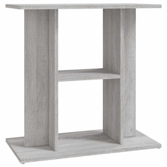 Szürke sonoma akváriumállvány 60 x 30 x 60 cm rétegelt fából