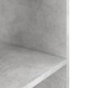 Betonszürke szerelt fa akváriumi állvány 100x40x60 cm