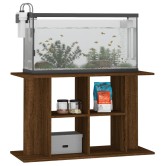 Barna tölgyszínű szerelt fa akváriumi állvány 100x40x60 cm Barna tölgyszínű szerelt fa akváriumi állvány 100x40x60 cm