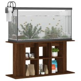 Barna tölgyszínű szerelt fa akváriumi állvány 120 x 40 x 60 cm Barna tölgyszínű szerelt fa akváriumi állvány 120 x 40 x 60 cm