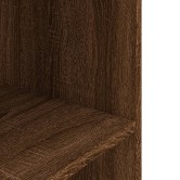 Barna tölgyszínű szerelt fa akváriumi állvány 120 x 40 x 60 cm Barna tölgyszínű szerelt fa akváriumi állvány 120 x 40 x 60 cm