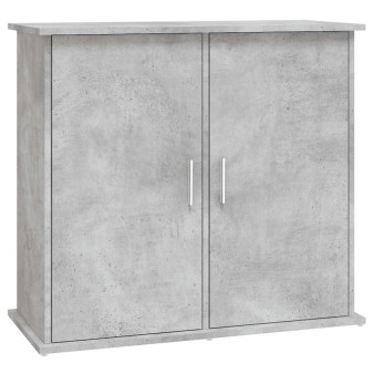 Betonszürke akváriumállvány 81 x 36 x 73 cm rétegelt fából