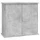 Betonszürke szerelt fa akváriumi állvány 81x36x73 cm