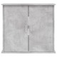 Betonszürke szerelt fa akváriumi állvány 81x36x73 cm