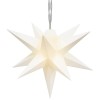 10 db fehér karácsonyi lámpa led-del 10 cm
