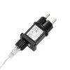 10 db fehér karácsonyi lámpa led-del 10 cm