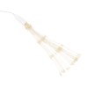 4 db karácsonyi hideg fehér csillagfény 140 db led 17 cm