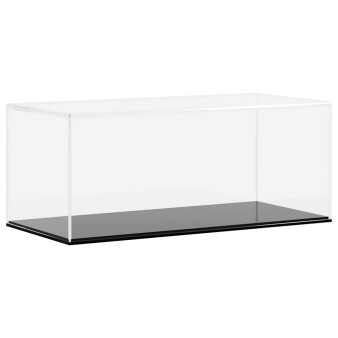 Átlátszó akril bemutatódoboz 34x16x14 cm