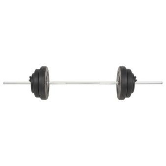 Súlyzórúd súlytárcsákkal 60 kg