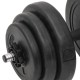 Egykezes és kétkezes súlyzók súlytárcsákkal 60 kg Egykezes és kétkezes súlyzók súlytárcsákkal 60 kg