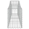 2 db íves horganyzott vas gabion kosár 200x30x40/60 cm