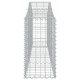 11 db íves horganyzott vas gabion kosár 200x30x60/80 cm