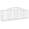 13 db íves horganyzott vas gabion kosár 200x30x60/80 cm