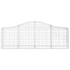 13 db íves horganyzott vas gabion kosár 200x30x60/80 cm