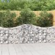 11 db íves horganyzott vas gabion kosár 200x30x80/100 cm