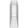 20 db íves horganyzott vas gabion kosár 200x30x80/100 cm