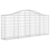 25 db íves horganyzott vas gabion kosár 200x30x80/100 cm