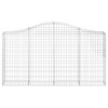13 db íves horganyzott vas gabion kosár 200x30x100/120 cm