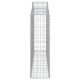 15 db íves horganyzott vas gabion kosár 200x30x100/120 cm