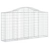 20 db íves horganyzott vas gabion kosár 200x30x100/120 cm