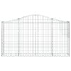 20 db íves horganyzott vas gabion kosár 200x30x100/120 cm