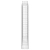 2 db íves horganyzott vas gabion kosár 200 x 30 x 200/220 cm